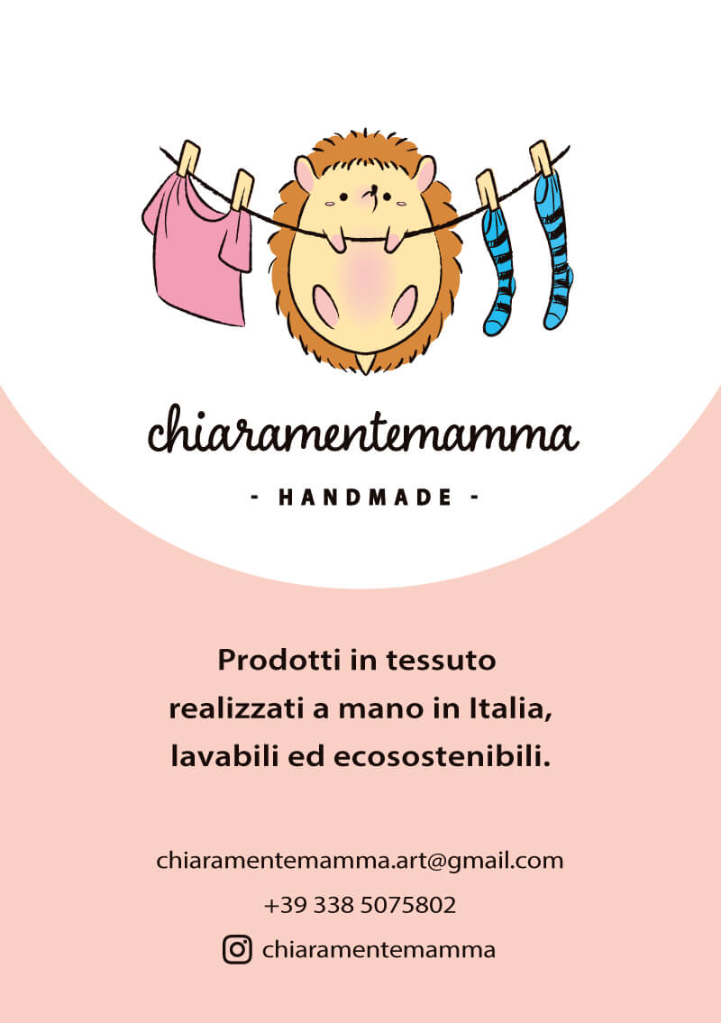 Flyer informativo di Chiaramentemamma (fronte)