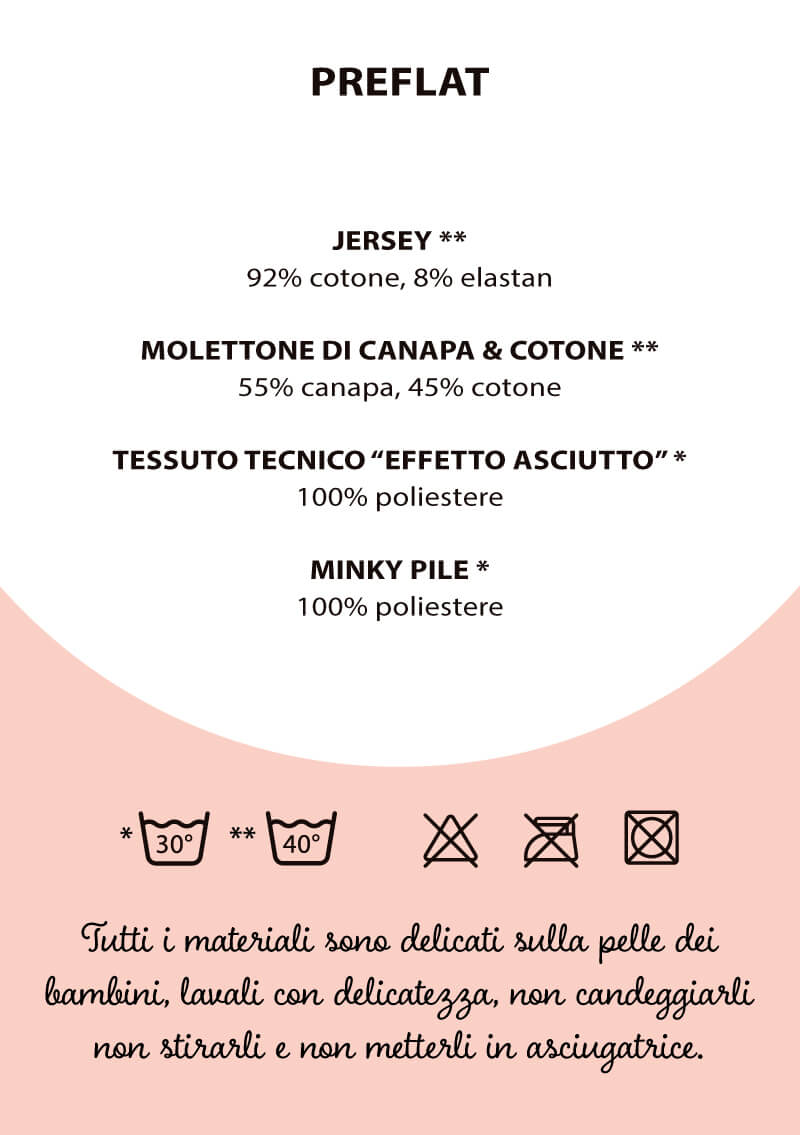 Flyer informativo per un pannolino preflat di Chiaramentemamma (retro)