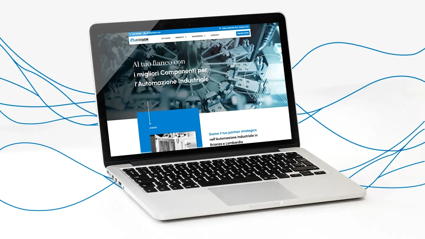 Website redesign for a company of industrial components
